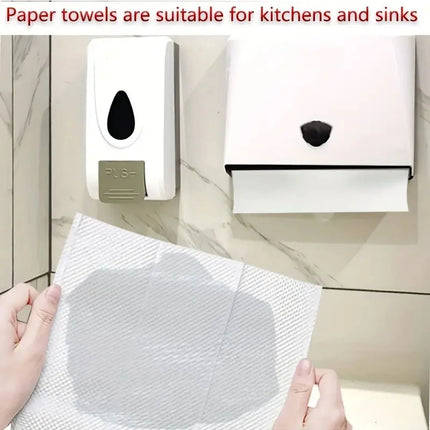 Essuie-tout jetables pour cuisine et salle de bain, paquet de 200 feuilles