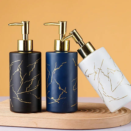Distributeur de savon liquide, flacon en verre européen - E-menage