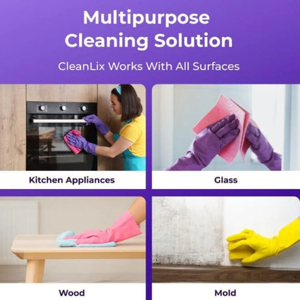 Nettoyant Cleanlix pour plastique, nettoyage en profondeur, tout-en-un