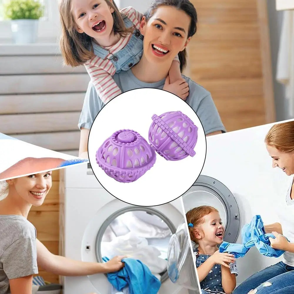 Reusable Laundry Balls Laundry Balls Non Detergent For Dryer Anti-Knot Home Cleaning Supplies For Families College Students - E-menage
