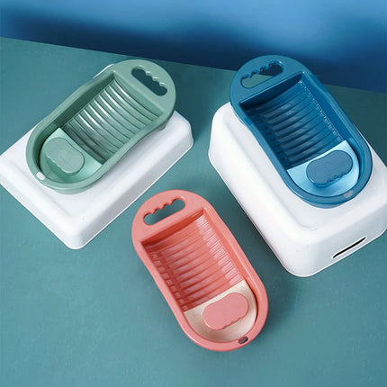 Multi-Purpose Laundry Scrub Board Mini Laundry Board For Hand Wash Clothes For Household Camping Underwear Socks Washboard - E-menage