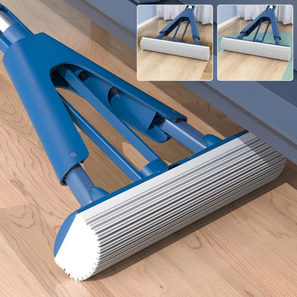 Balai éponge auto-drainant, rouleau absorbant en mousse avec 2 têtes éponge