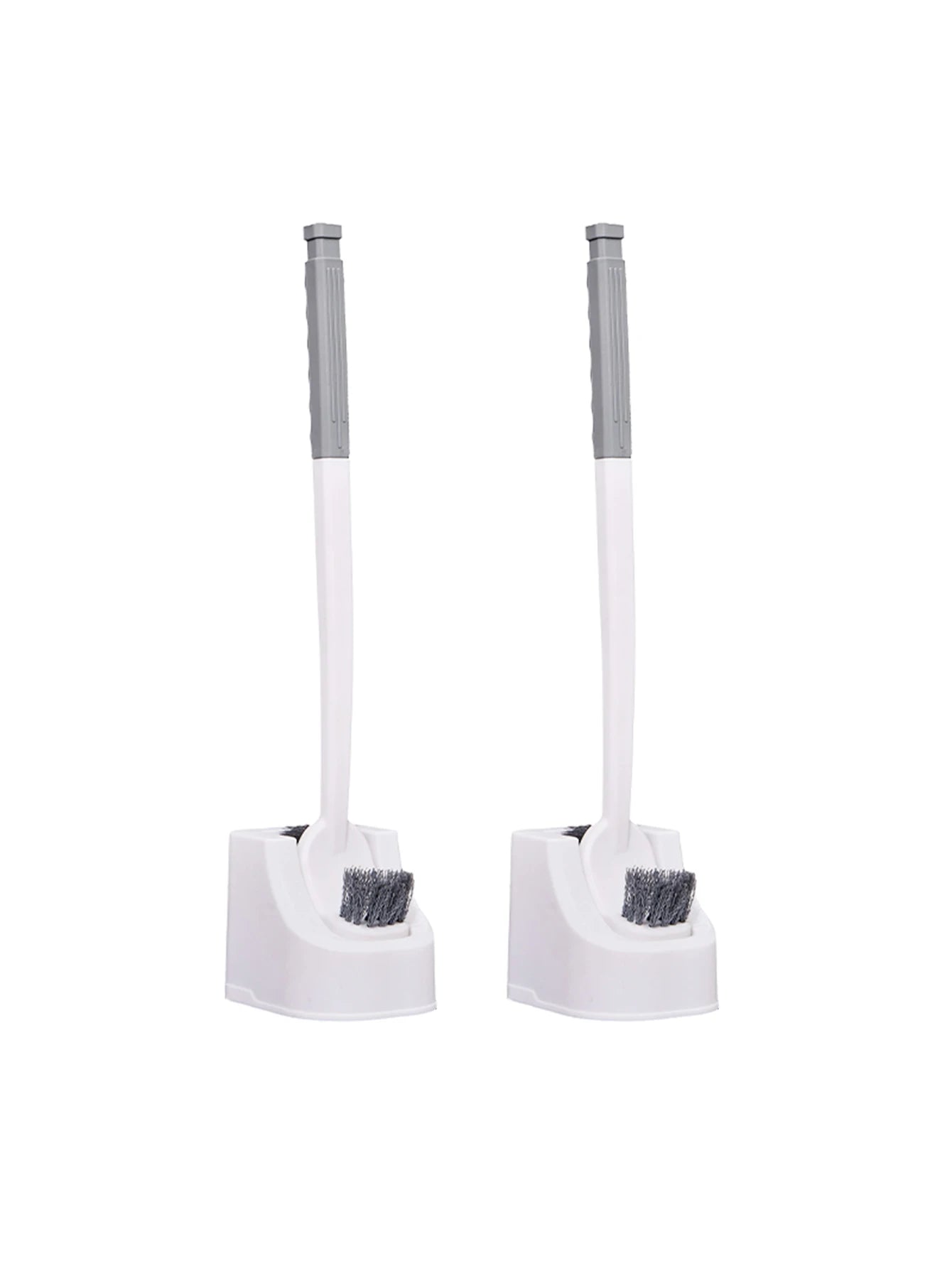 1/2pcs Household Toilet Brush With No Dead Corners No Punching In The Bathroom Wall Mounted Cleaning Brush Set With Base Durable