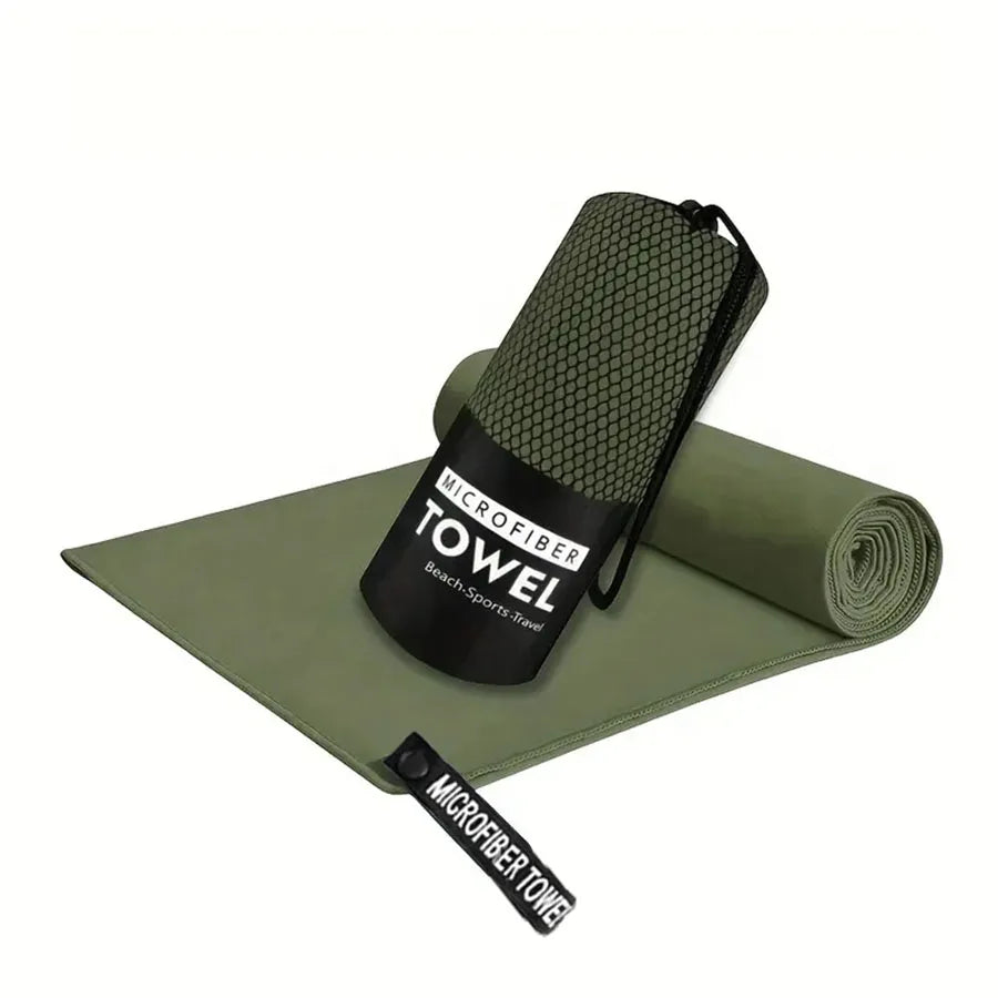 1-pc Microfiber Travel Towel, Quick Dry Towel Super Absorbent Compact Lightweight l for Beach, Gym, Pool, Bath, Yoga, Camping