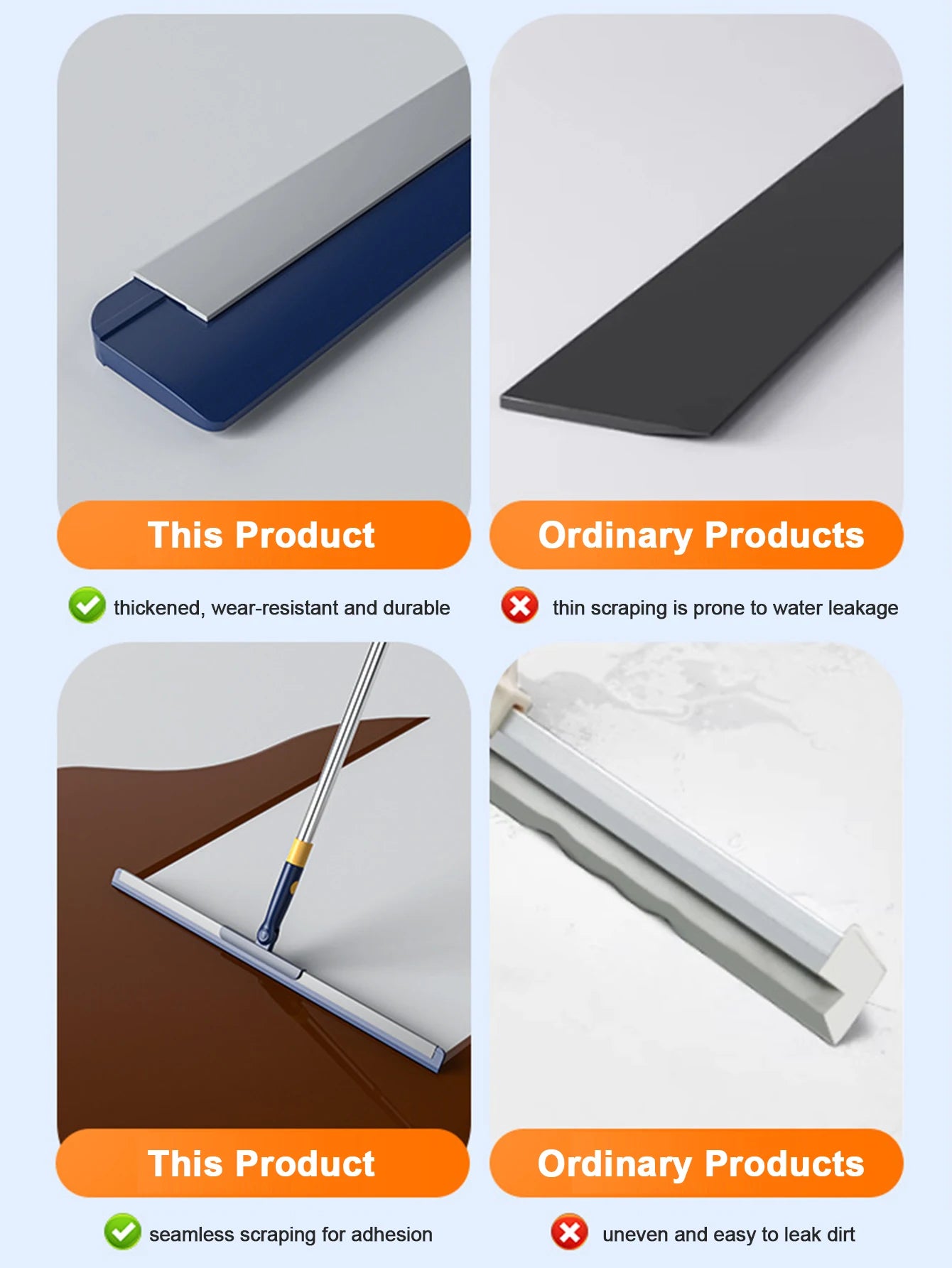 Ultra-Efficient Magic Floor Broom for Instant Clean &amp; Shine