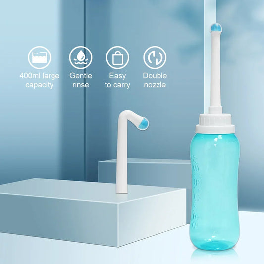400ml Vagina Ass Bidet Cleaner Hand Held Spray Bottle Intimate Hygiene Personal Cleaner Vaginal Anal Washing Health Care Women