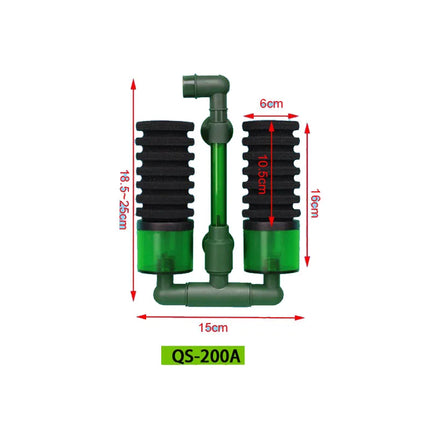 Éponge filtrante double usage pour aquarium, coton bio - E-menage