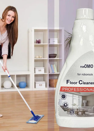 Solution de Nettoyage Antibactérienne pour Sols Roborock 480 ml – Nettoyant Liquide Concentré Haute Efficacité Compatible S8 Pro Ultra, S7 MaxV Ultra, Dyad et S7 | Séchage Rapide, Sans Traces