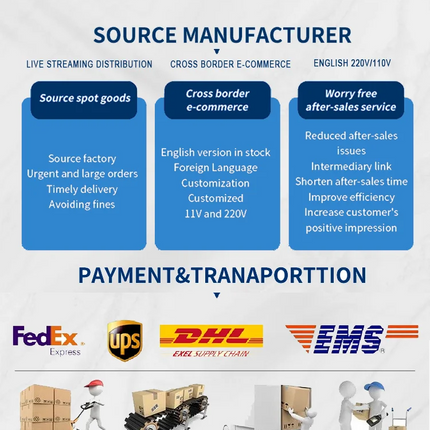 Friteuse électrique intelligente numérique sans huile 110 V/220 V 8 L 10 L 15 L