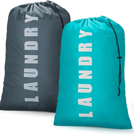 XL Travel Laundry Bags Dirty Clothes Organizer Machine Washable Easy Fit a Laundry Hamper or Basket - E-menage