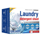 New！Portable Laundry Tablets Concentrated Stain Removal Instant Bubble Tablets Fresh Linen Scent Household Laundry Paper