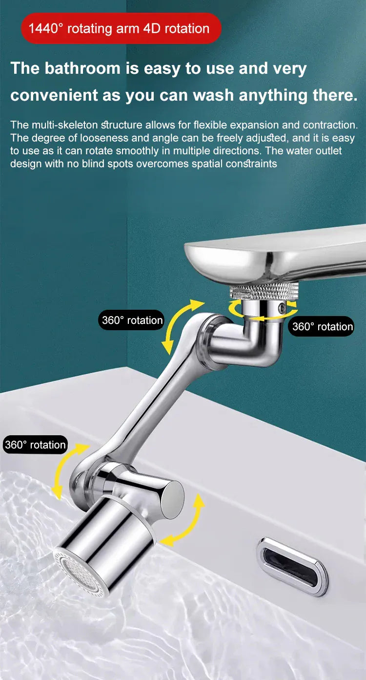 Spinning Faucet Faucet Emergency demand Easy to use Stainless steel Wide range of applications Splashproof faucet