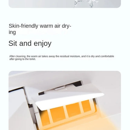 Stérilisation intelligente du couvercle de toilette, universelle, siège entièrement automatique, température constante, nettoyage par chauffage, séchage à air chaud