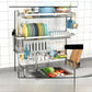 Stainl Steel 304 Kitchen Sink Di Drainer Ra Multi-Function Storage Plate Holder for Diwaing Pool above Countertop