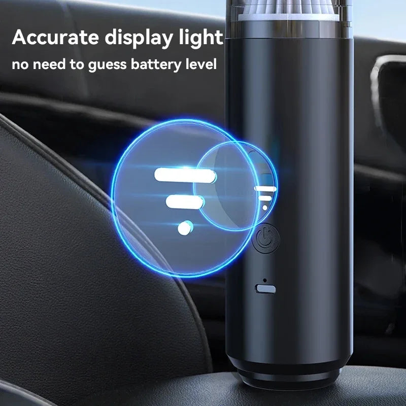 2025 New Wireless Car Vacuum Cleaner, 4-in-1 Handheld Portable Blower Wet&Dry Strong Suction for Home Car Cleaning Accessories