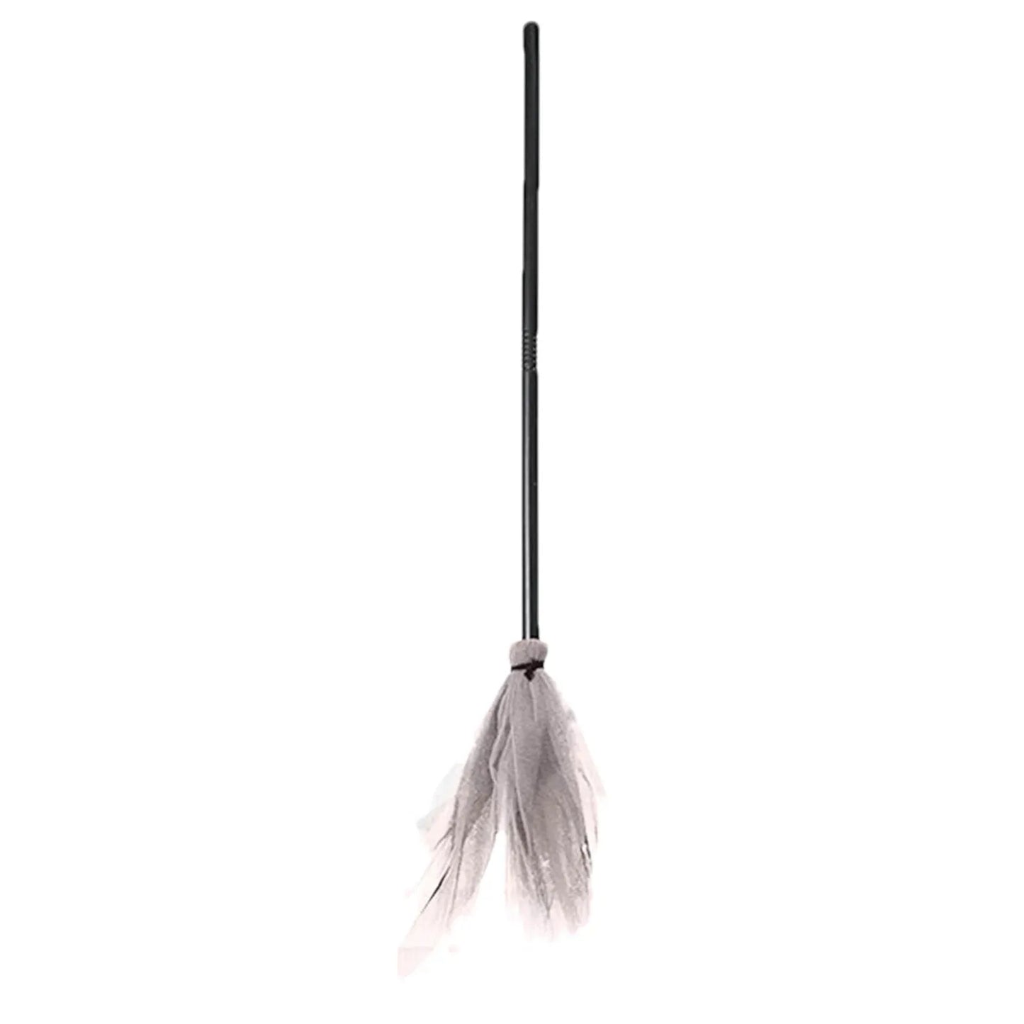 ‌Witch Flying Broomstick Cosplay Prop Halloween Party Accessory Magic Broom Ride Fantasy Costume Decor for Wizards