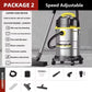 3300W Industrial Wet Dry Vacuum Cleaner Three-In-One Strong Suction Suitable for Home Garage Workshop