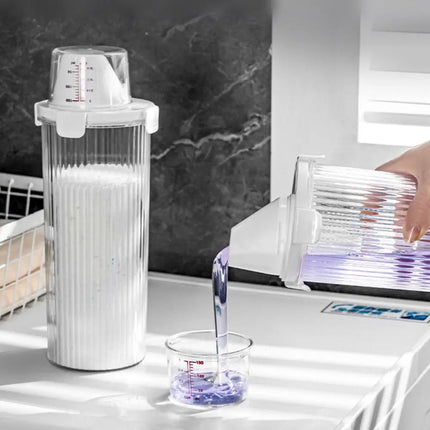 Distributeur de lessive transparent - E-menage