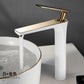 All Copper Black Gold Basin Faucet Sink Faucet Hot and Cold Faucet White Heightened Bathroom Faucet  Bathroom Faucet