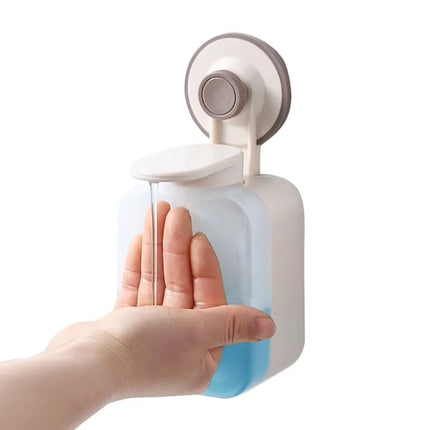 Distributeur de savon liquide à ventouse pour salle de bain