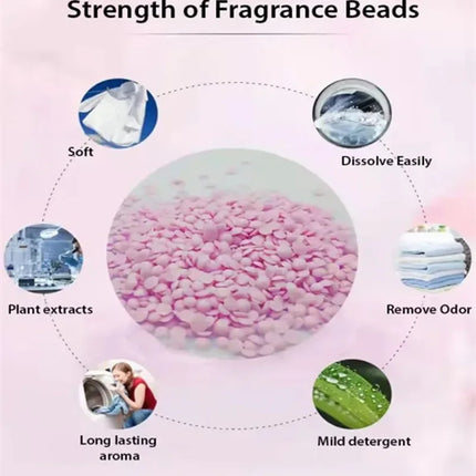 Perles de parfum pour le linge, granulés hydrosolubles - E-menage
