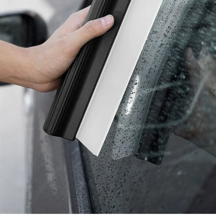 SEAMETAL Car Flexible Soft Silicone Water Wiper Car Window Cleaning Glass Scraper Handy Squeegee Auto Blade Clean Scraping Tools