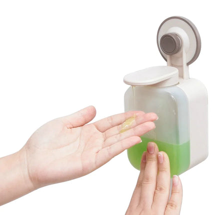 Distributeur de savon liquide à ventouse pour salle de bain