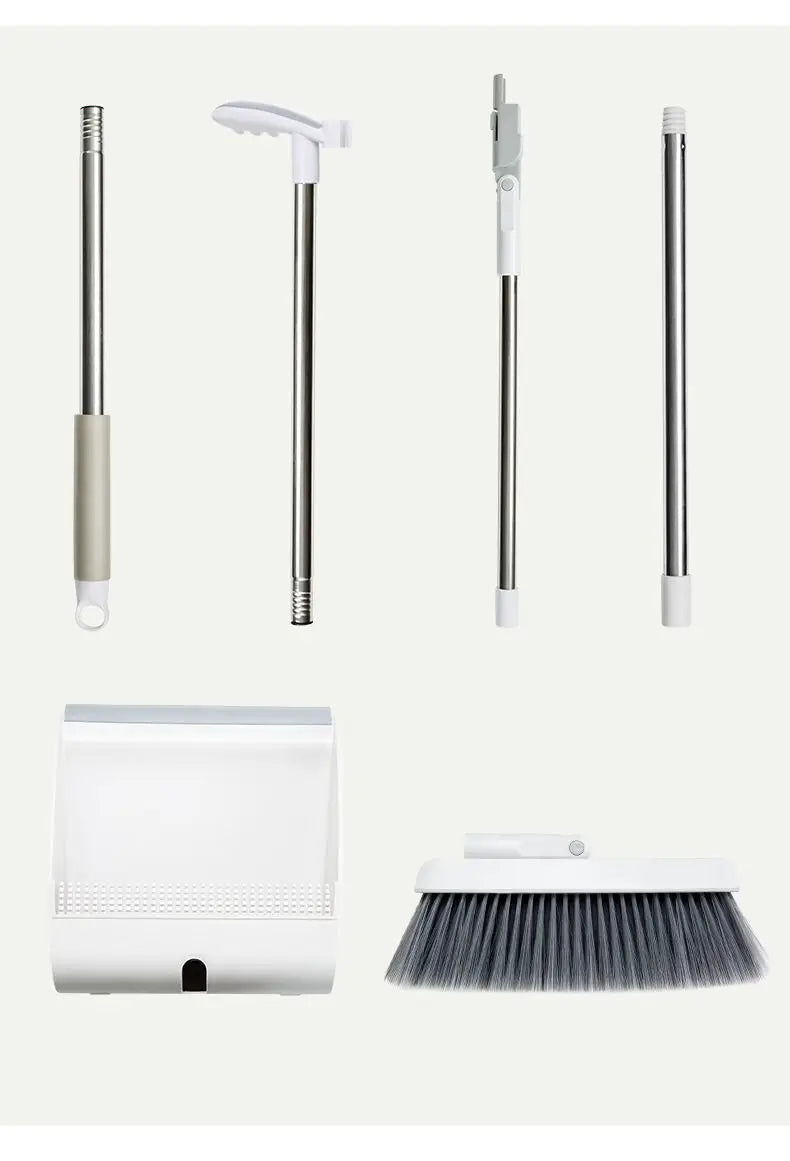 Broom and Scoop Set Folding Dustpan High-end Bathroom Water Wiper To Sweep Magic Brush Garbage Squeegee Home Cleaning Products