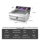 Commercial Electric Fryer - Single Cylinder Large Capacity Fryer for French Fries and Dough Sticks
