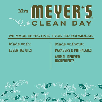 Basil Scented Laundry Detergent Biodegradable HE Compatible Concentrated Formula Gentle on Clothes 64 Loads Herbal Fragrance