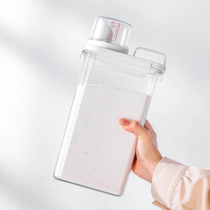 Contenant hermétique pour lessive liquide surdimensionnée