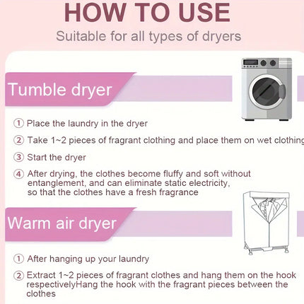 Feuilles de séchage adoucissantes pour linge – 120 feuilles ultra douces | Parfum frais longue durée, effet antistatique, élimine les odeurs | Linge propre et souple, soin textile NoEnName_Null