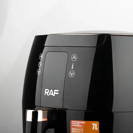 Friteuse à air multifonctionnelle 7 L 1600 W sans huile, cuisson à air chaud à 360°