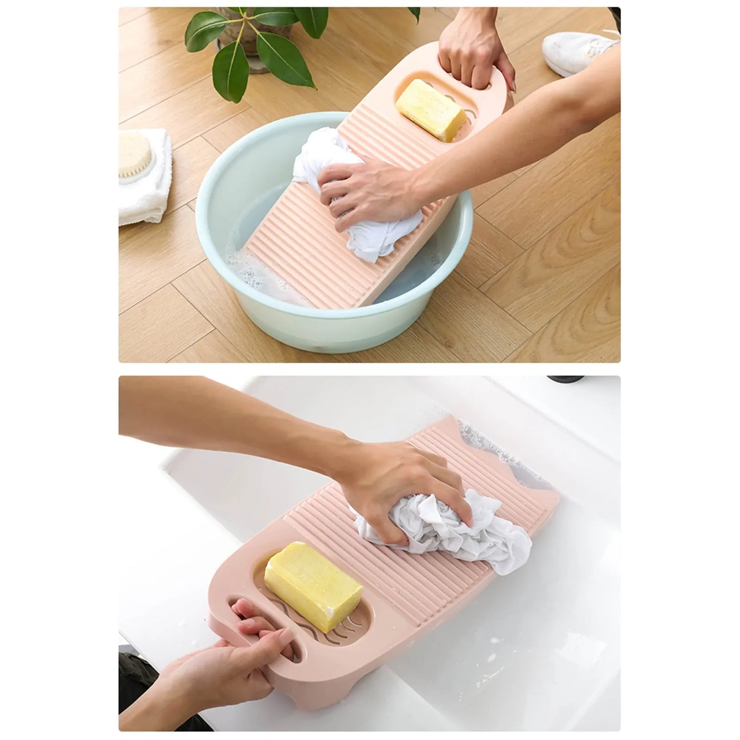 Planche à laver épaisse pour le lavage des vêtements sales - E-menage