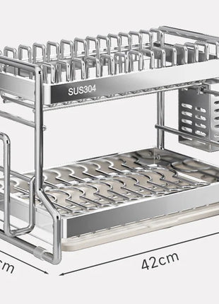 Dish Drainer Kitchen Storage Organization Stainless Steels Drainer Kitchen Dishes Kitchenware Tableware Drainer Board Rack