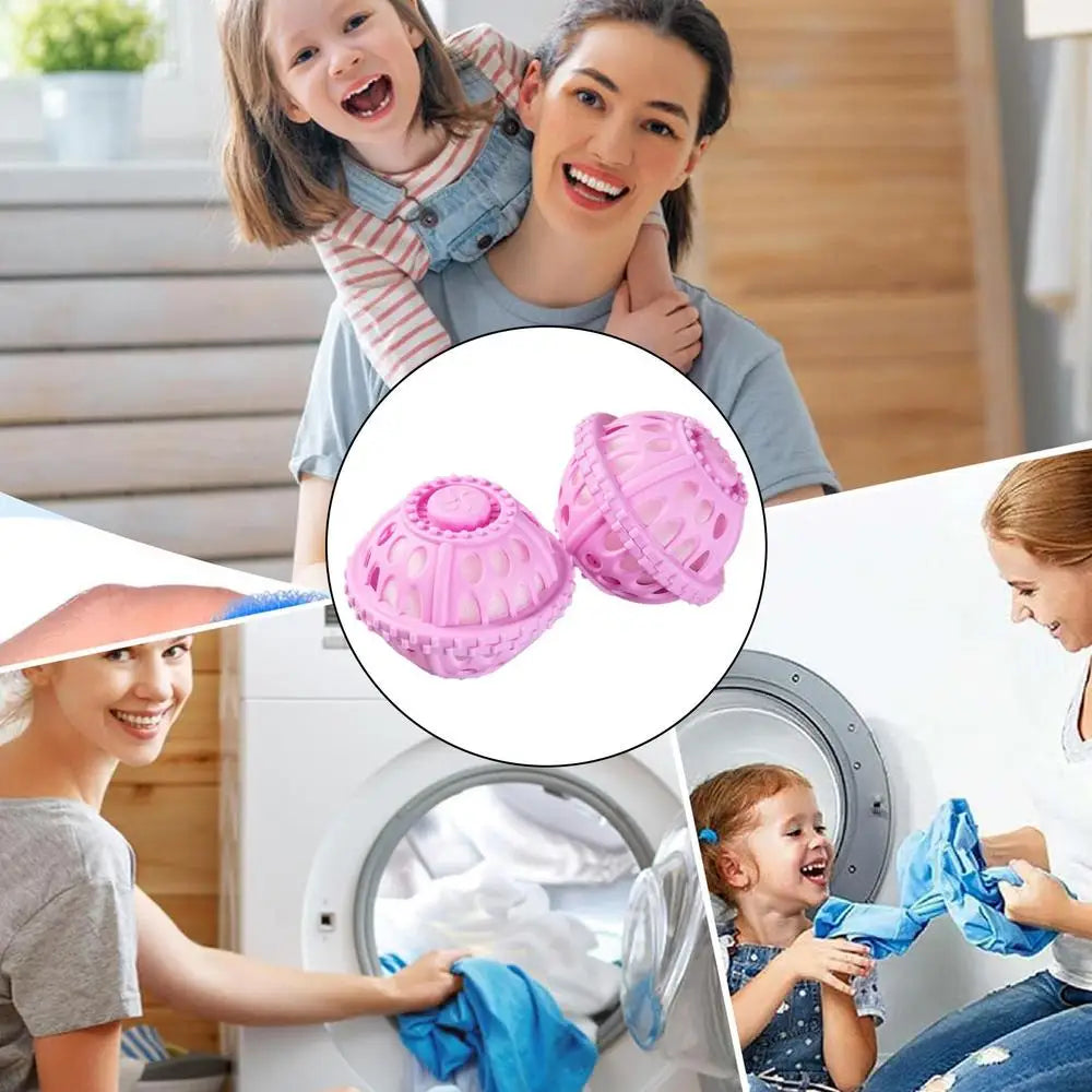 Reusable Laundry Balls Laundry Balls Non Detergent For Dryer Anti-Knot Home Cleaning Supplies For Families College Students - E-menage