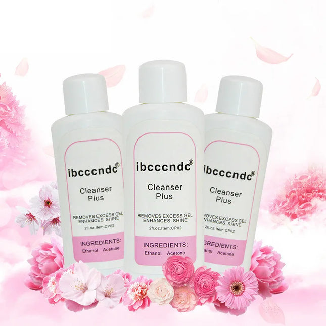 1 Nettoyant liquide 60 ml pour enlever les résidus de vernis gel et vernis à ongles