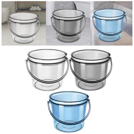 Water Bucket with Lid Water Pail Laundry Bucket Cleaning Bucket for Household - E-menage