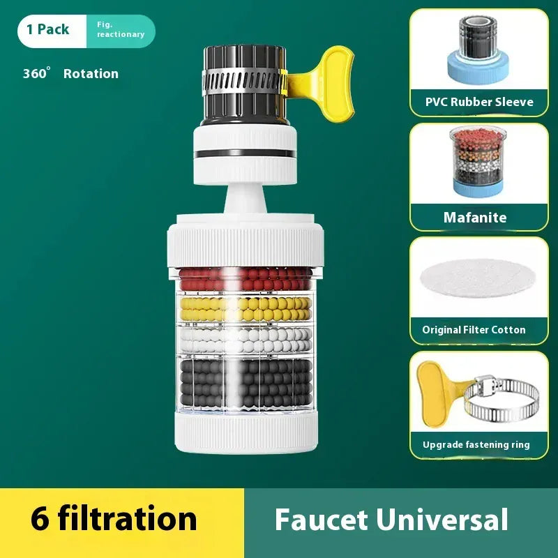 Water Faucet Filter Household Kitchen Home Faucet Mini Tap Water Clean Purifier Filter Filtration Cartridge Carbon Filter