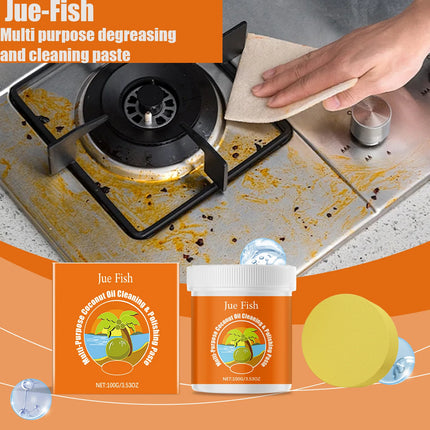 Nettoyant multi-usages en pâte pour éliminer les taches de cuisine, détartrant pour salle de bain