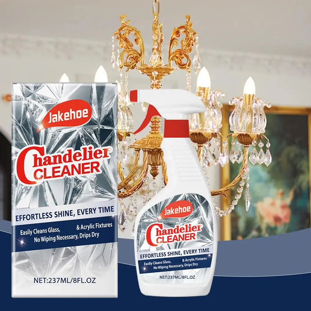 1/2PCS No Rinse Crystal Chandelier Cleaner Streak Free For Glass Metal Lamp Cleaning And Care Plastic Surfaces Eco Friendly Tool