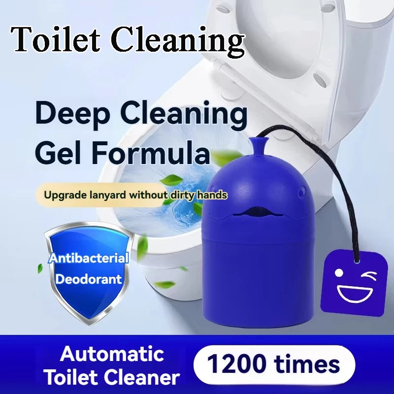 1/2pcs Toilet Cleaners Portable Long-Lasting Powerful Deodorant Slow-Release Effervescent Agent for Bathroom Automatic Cleaning