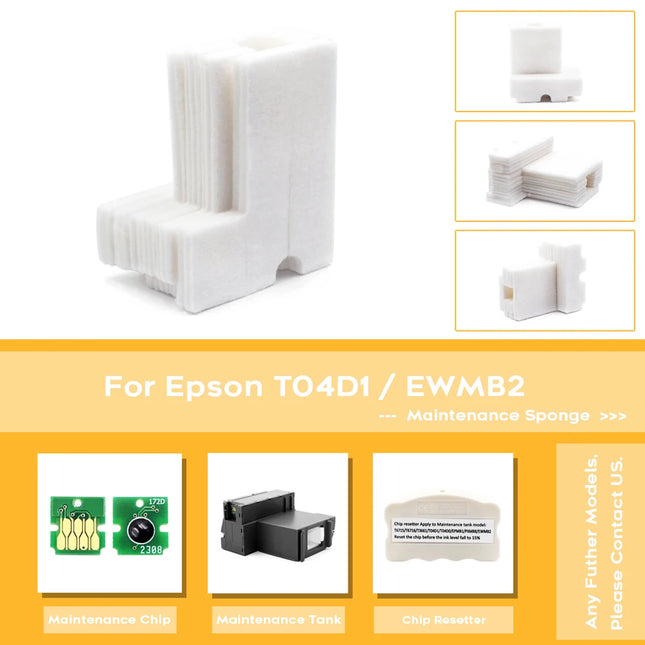 Éponge de réservoir d'encre T04D100 T04D1 - E-menage
