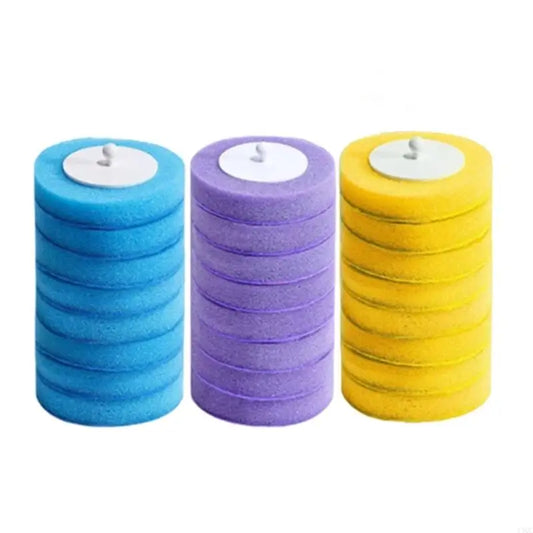 Flushable Toilet Brush Heads with Scented Sponges Multipurpose Cleaning Brush Head Simple Use for Easy Cleaning Y4QC