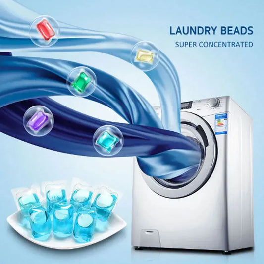 Capsules de Lessive en Gel Colorées x20 – Parfum Longue Durée, Antibactériennes & Écologiques – Détachant Puissant, Solubles dans l’Eau, Protection du Linge et des Couleurs