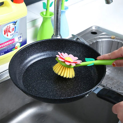 Brosse de nettoyage en forme de vase, pour évier, poêle,