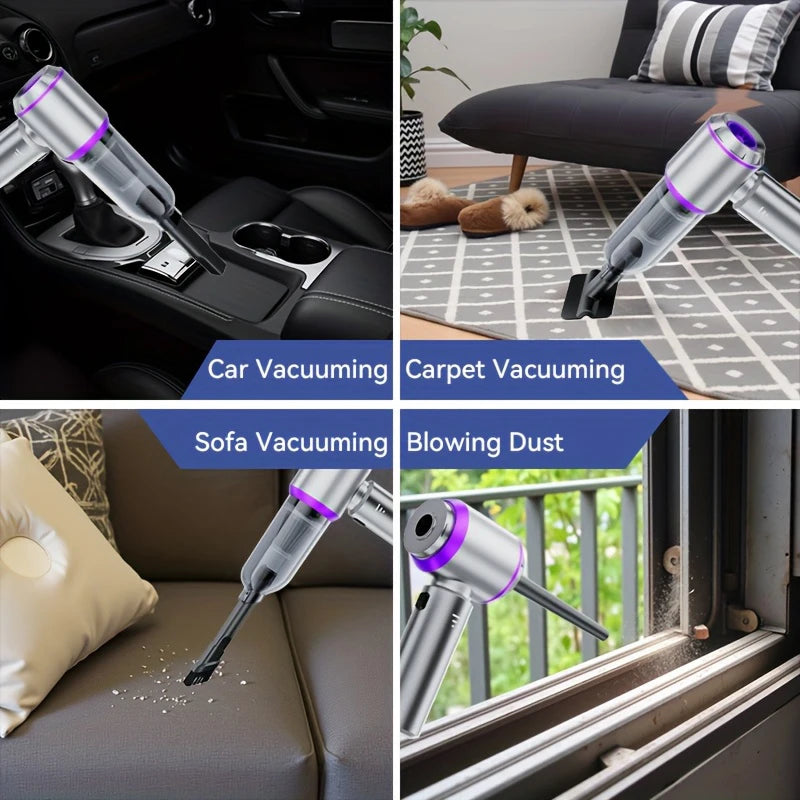 New Car Vacuum Cleaner 985000PA Strong Suction Powerful Wireless Portable Car Cleaner for Home Appliance Air Blower