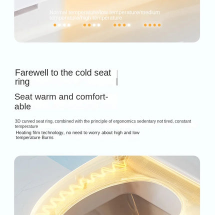 Stérilisation intelligente du couvercle de toilette, universelle, siège entièrement automatique, température constante, nettoyage par chauffage, séchage à air chaud