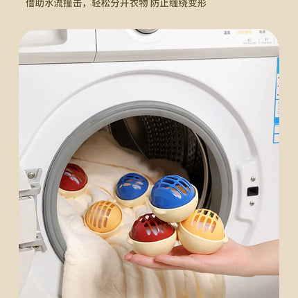 Boule de lavage réutilisable anti-enroulement