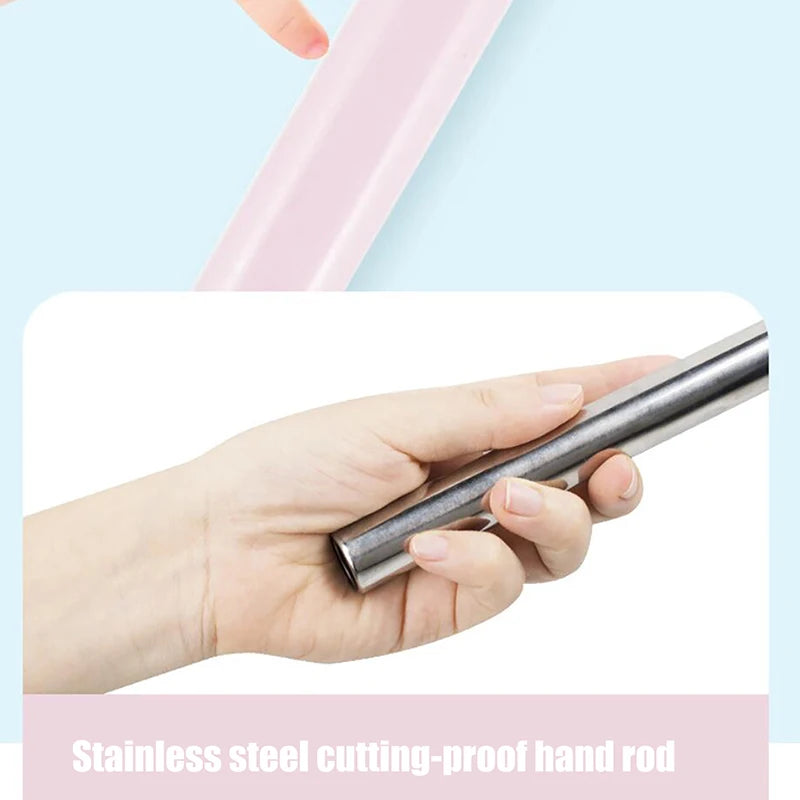 Cartoon-Style Toddler Broom Dustpan, Flexible Bristles Kids Playset, Pretend Play Indoor Outdoor Sweeping Kit